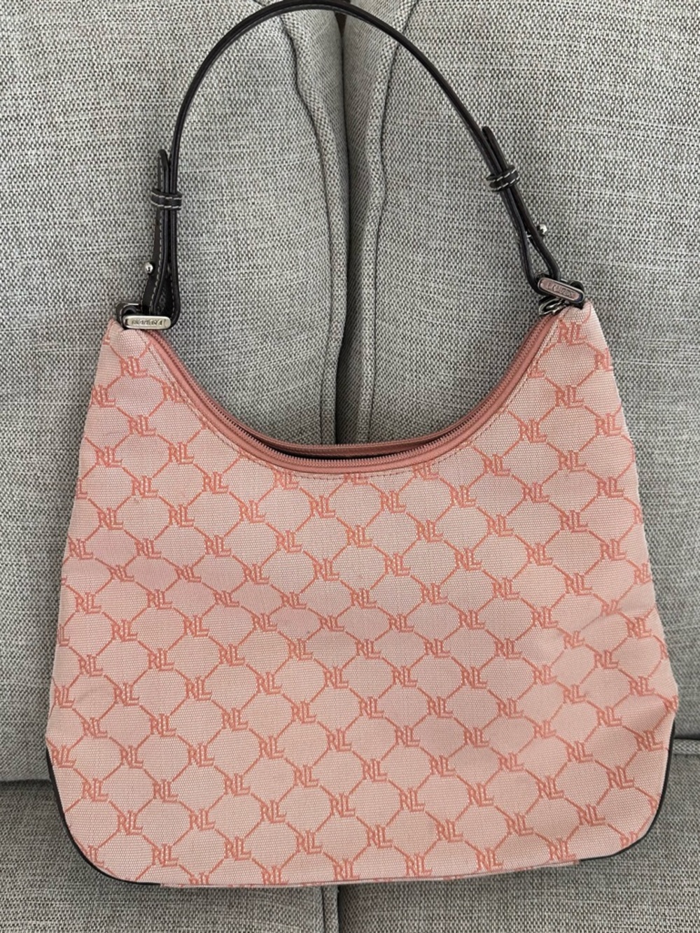 Vintage Ralph Lauren Hobo Bag Monogram